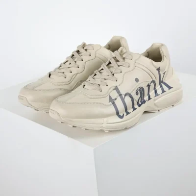 Rhyton Low-Top Sneakers „THANK Distressed“ Premium-Version