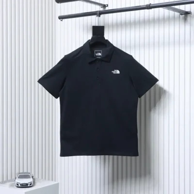 TNF Polohemd mit Logo-Print und kurzen Ärmeln