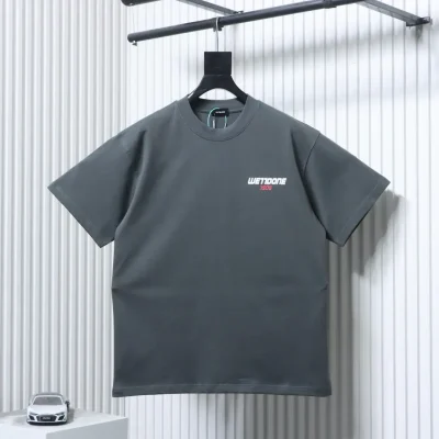 WE11DONE 10th Anniversary Edition Kurzarm-T-Shirt mit schlichtem Logo-Print