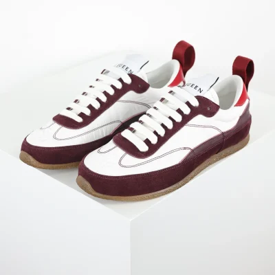 Alexander McQueen Retro German Trainingsschuhe, Weiß