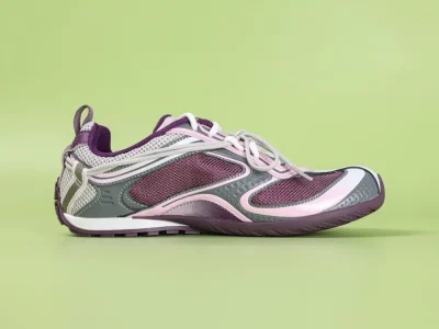 Balenciaga Radar Gradient Lines Sneaker in Lila, Grau und Rosa