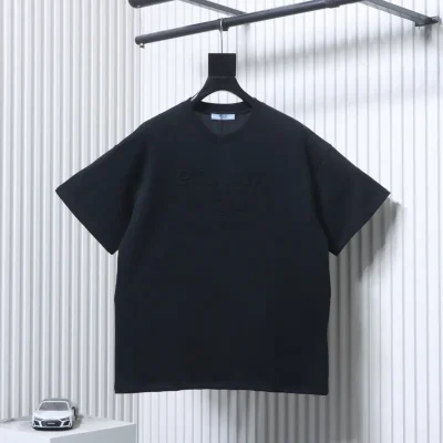 Prada T-Shirt Rückansicht in Schwarz