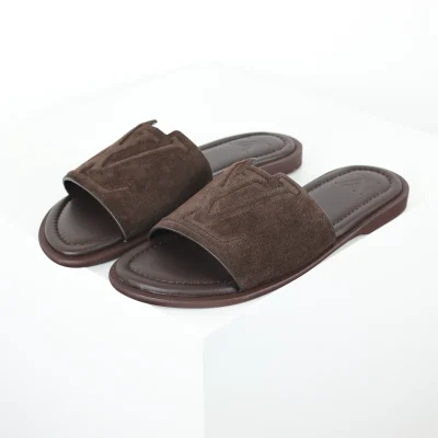 Portofino Slip-On-Sandalen, Herren, dunkelbraun