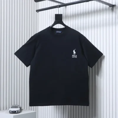 Ralph Lauren T-Shirt Vorderansicht schwarz