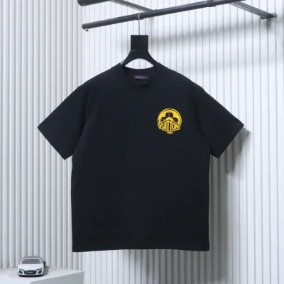 Louis Vuitton T-Shirt Vorderseite Schwarz