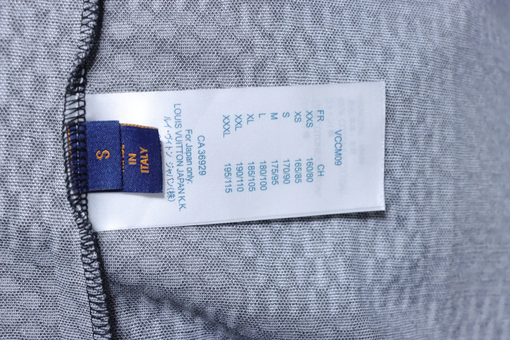Louis Vuitton Pflegeetikett