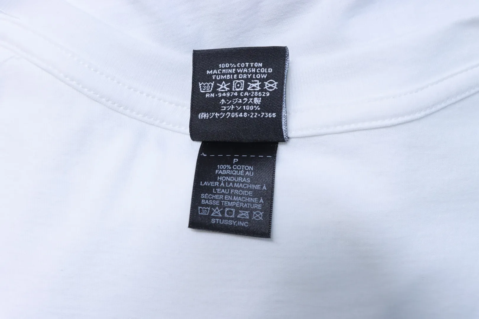 Stussy Pflegeetikett