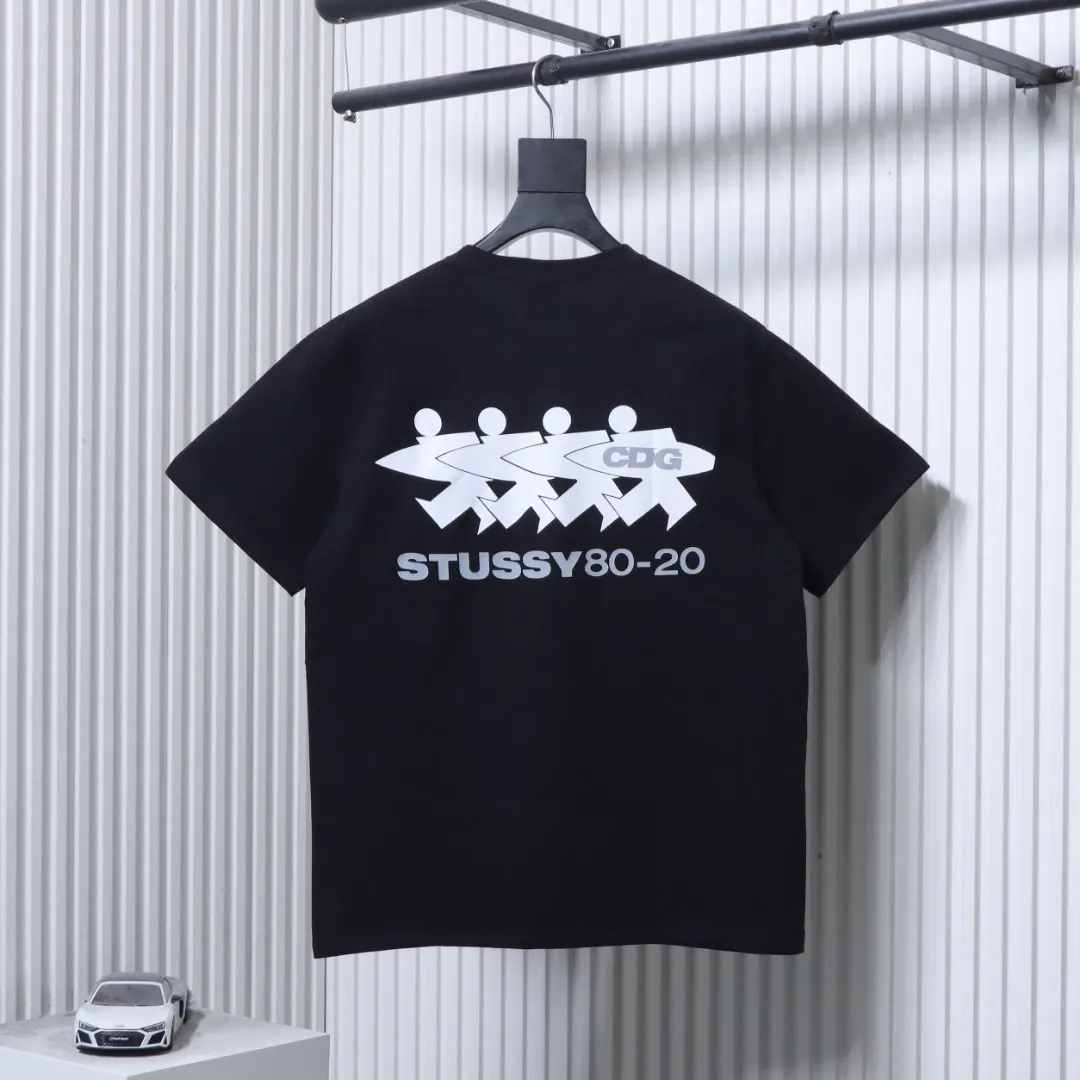 Stussy Rückansicht Schwarz