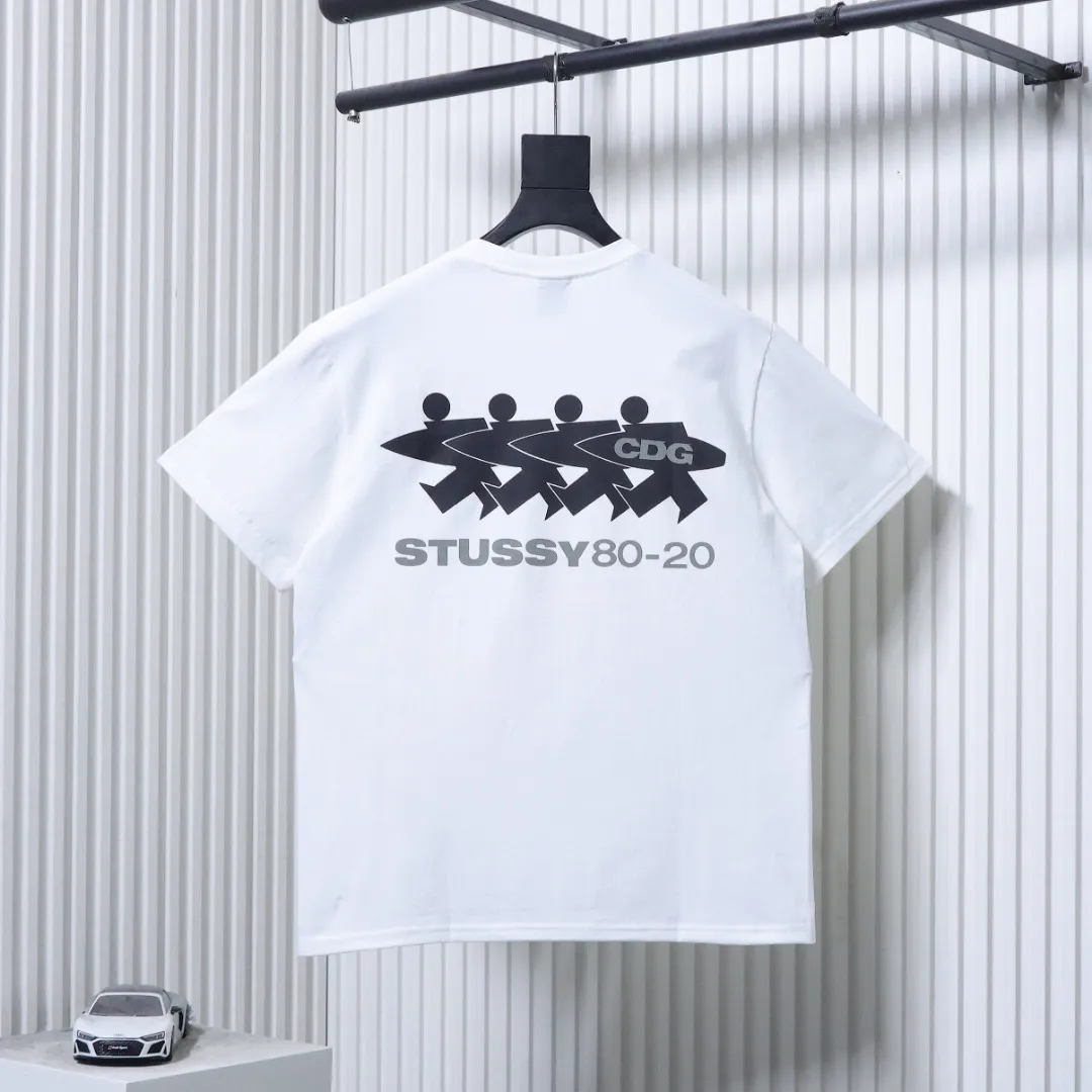 Stussy Rückansicht Weiß