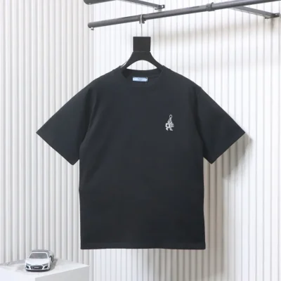 Prada T-Shirt Rückansicht in Schwarz