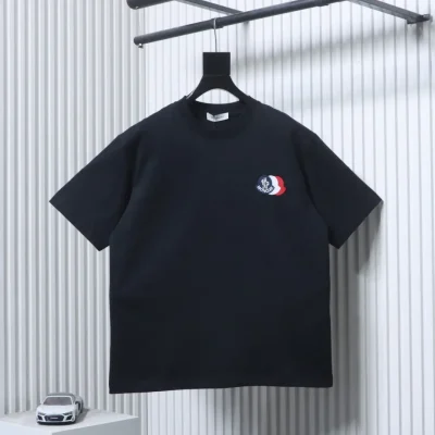 Moncler T-Shirt Vorderansicht schwarz