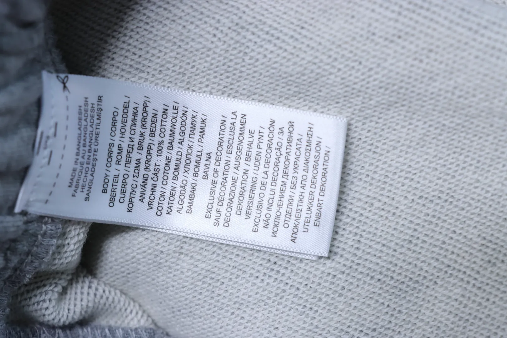Ralph Lauren Pflegeetikett