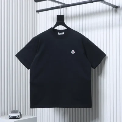 Moncler x NIGO T-Shirt Schwarz Vorderansicht