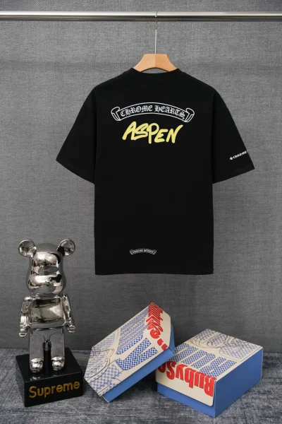 Chrome Hearts T-Shirt Rückansicht Schwarz