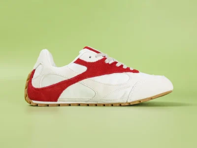 B.V. Herren-Sneaker Orbit Flash in Optic White Cardinal