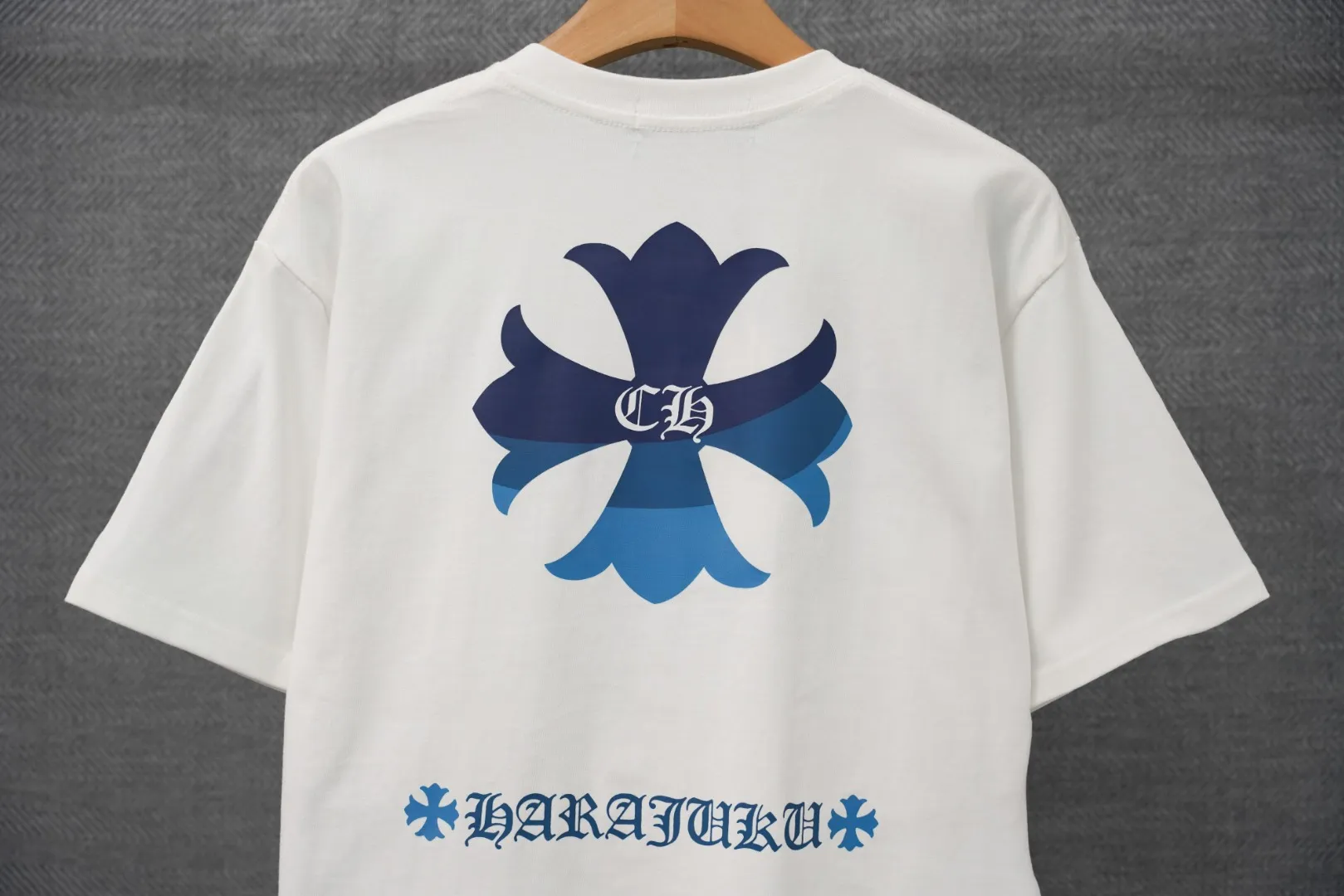 Chrome Hearts T-Shirt, Rückansicht, Weiß
