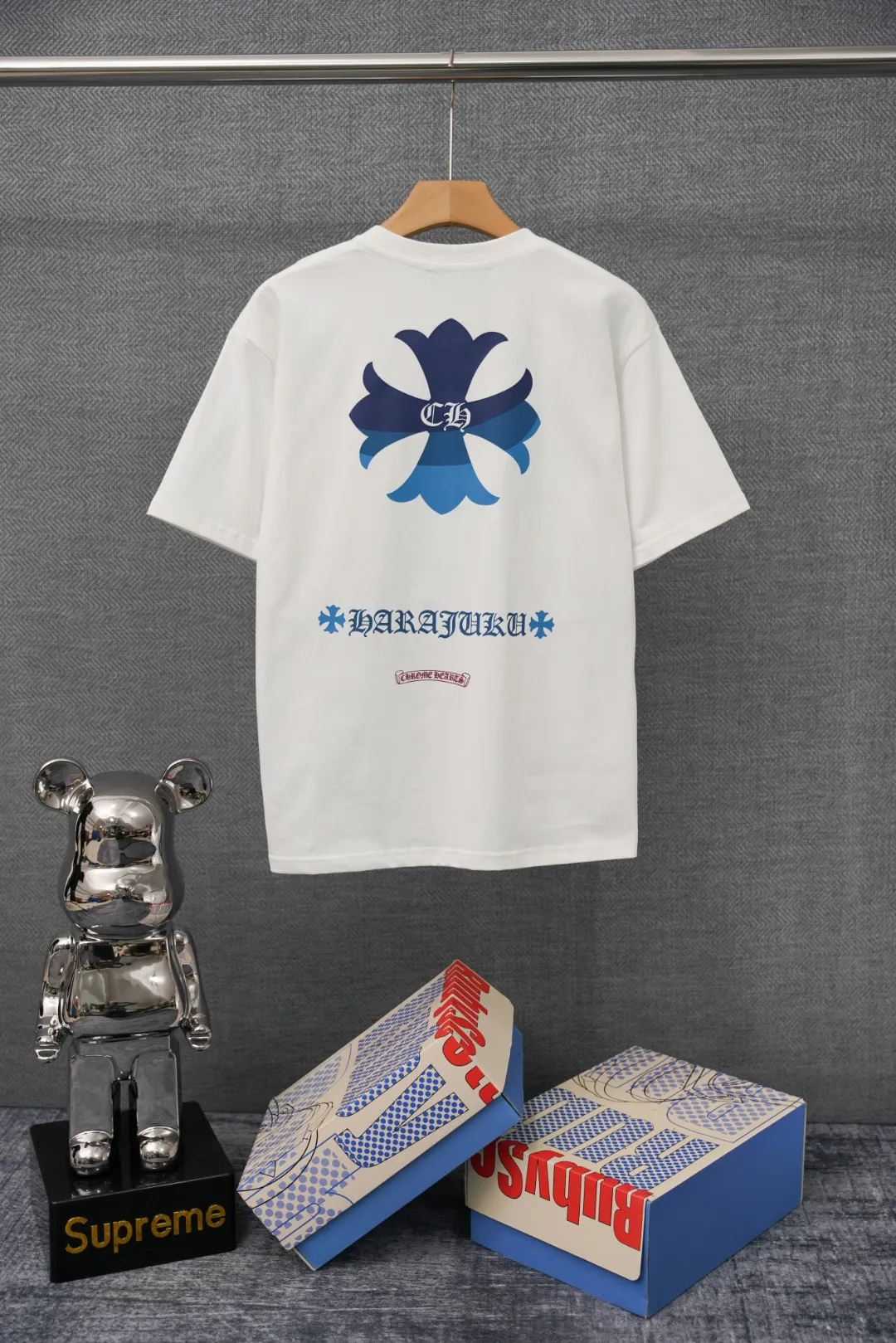 Chrome Hearts T-Shirt Rückansicht Weiß