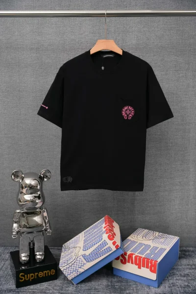 Chrome Hearts T-Shirt Vorderansicht Schwarz