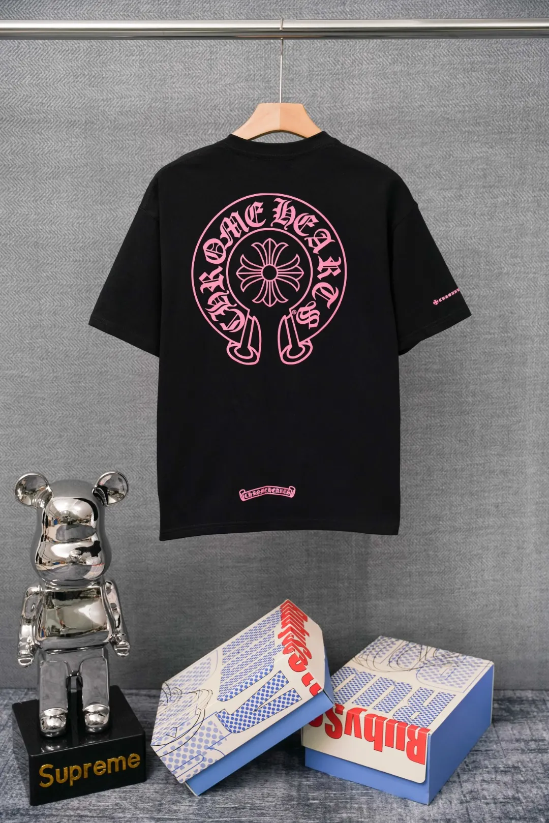 Chrome Hearts T-Shirt Rückansicht Schwarz