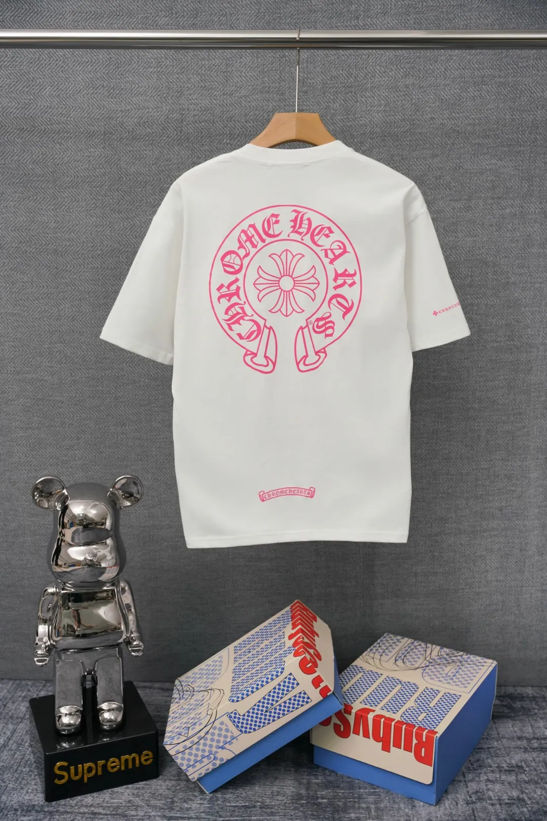 Chrome Hearts T-Shirt Rückansicht Weiß