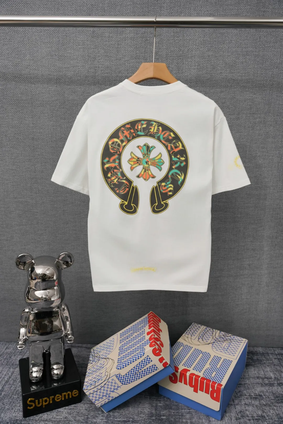 Chrome Hearts T-Shirt Rückansicht Weiß