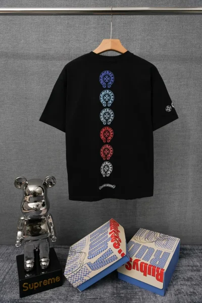 Chrome Hearts T-Shirt Rückansicht Schwarz