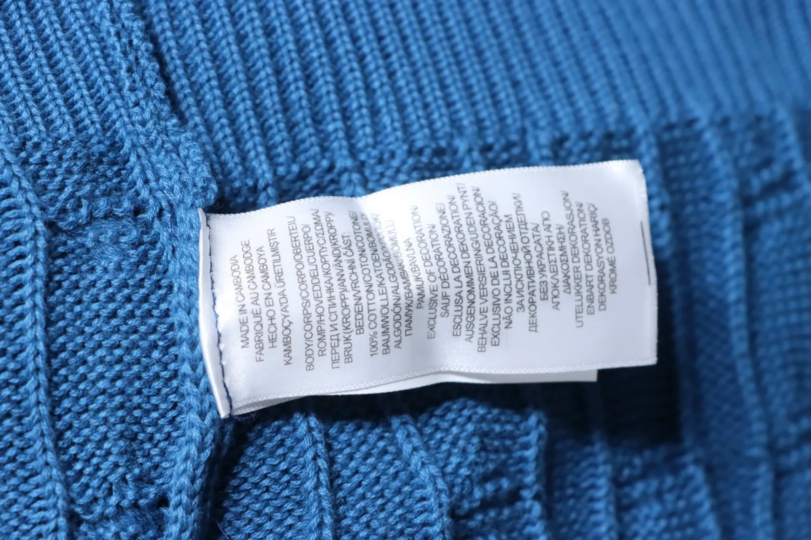 Ralph Lauren Pflegeetikett