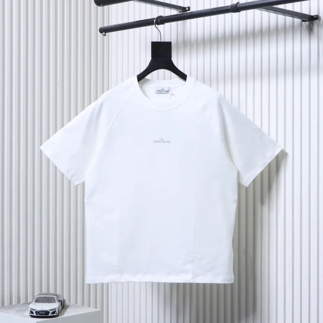 Stone Island Vorderansicht Weiß