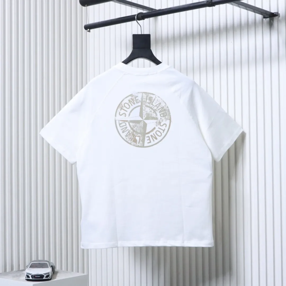 Stone Island Rückansicht Weiß