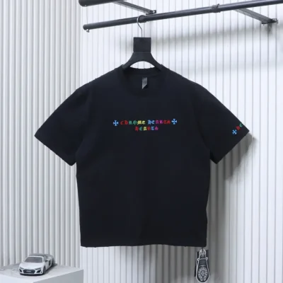 Chrome Hearts Vorderansicht Schwarz