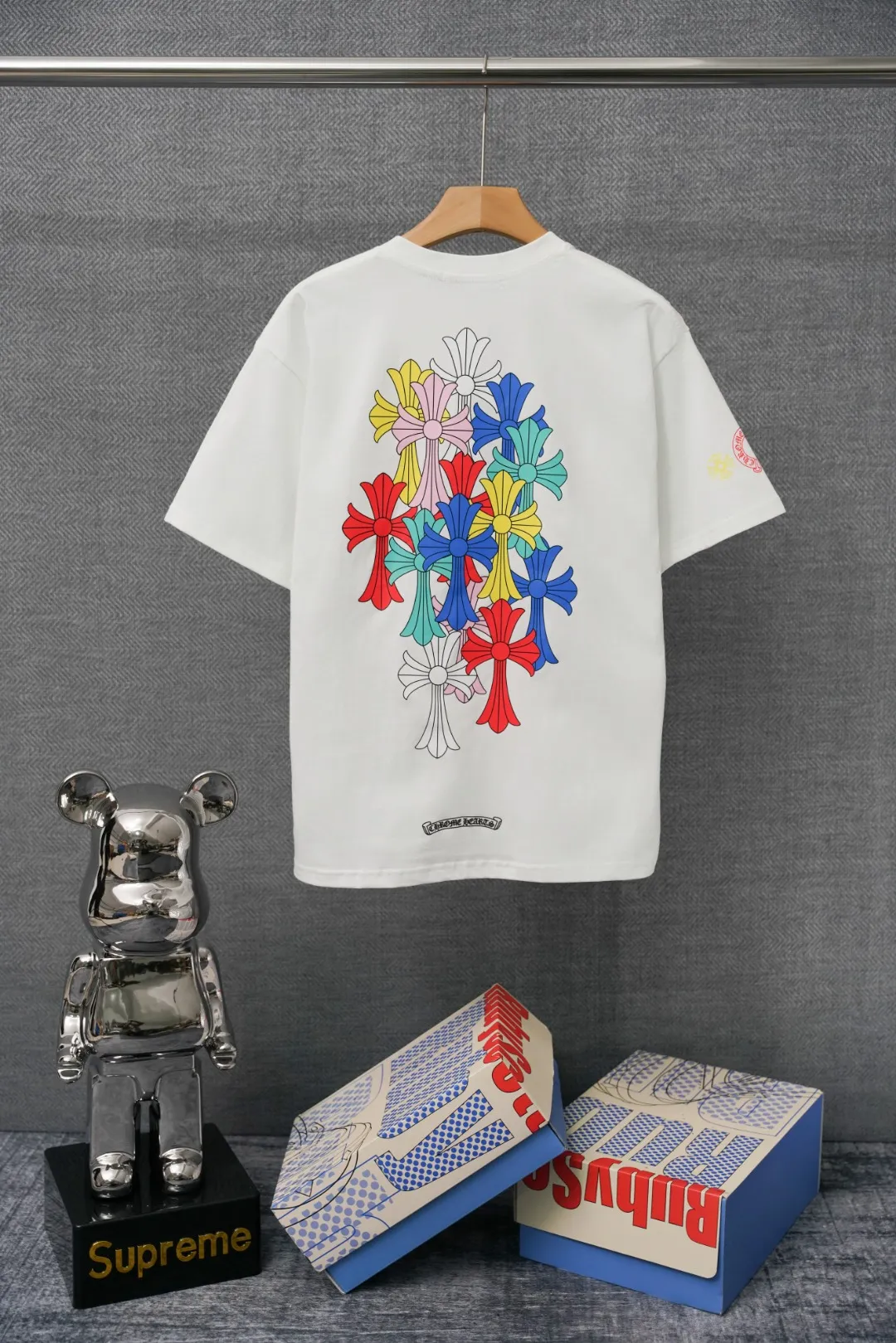 Chrome Hearts T-Shirt Rückansicht Weiß