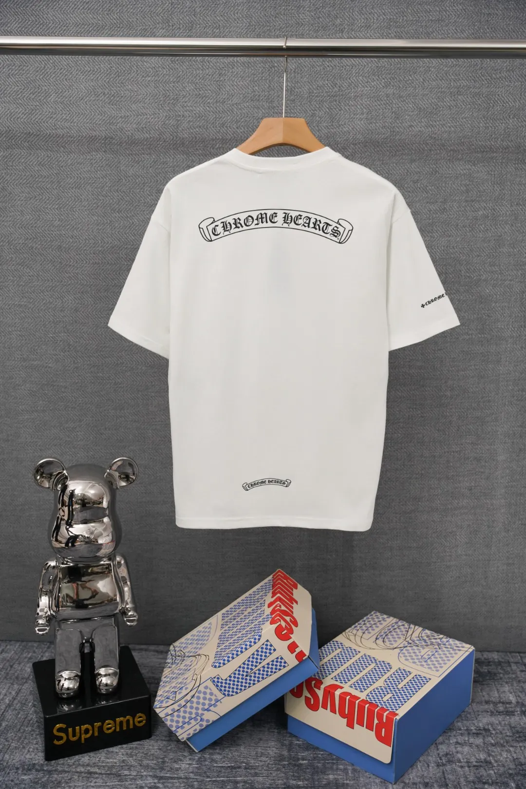 Chrome Hearts T-Shirt Rückansicht Weiß