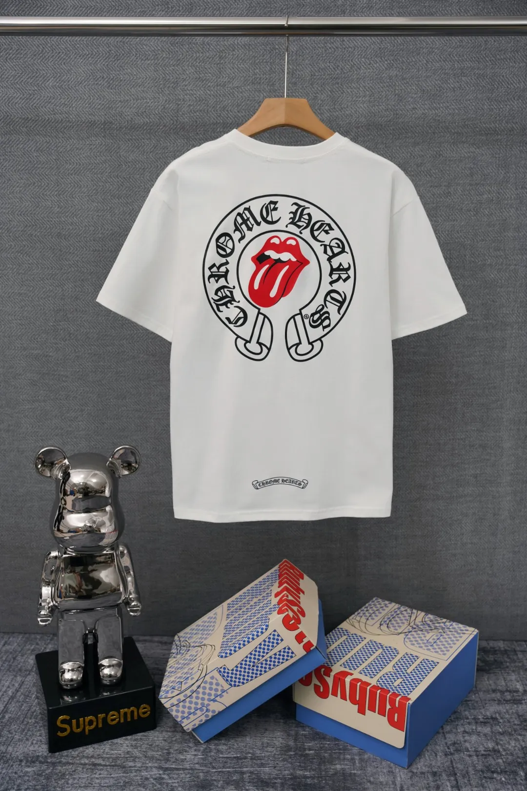 Chrome Hearts T-Shirt Rückansicht Weiß
