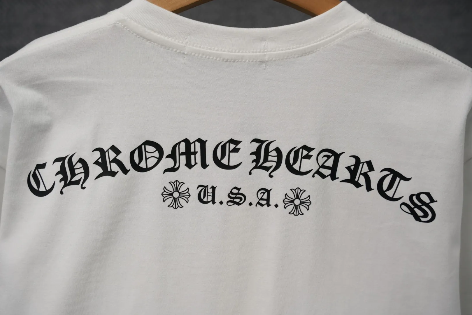 Chrome Hearts T-Shirt Logo Rückansicht