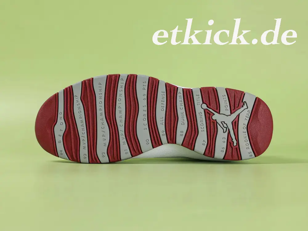 Air Jordan 10 Retro Red Steel Basketballschuh – Bild 5