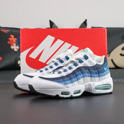 Air Max 95 Fresh Mint Big Bubble Weiß&Blau