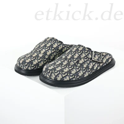 Aqua Mule Beige Schwarz Dior Oblique Jacquard