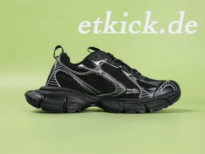 B@1enciaga 3XL Sneaker 'Worn-Out' - Schwarz Weiß