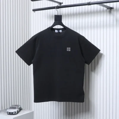 Stone Island Vorderansicht Schwarz