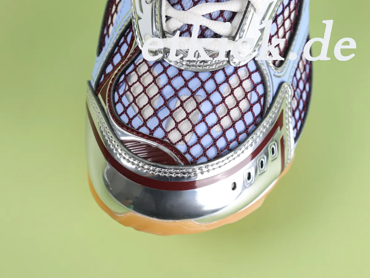 Bottega Veneta Orbit Sneaker Hellblau Metallic Silber – Bild 4