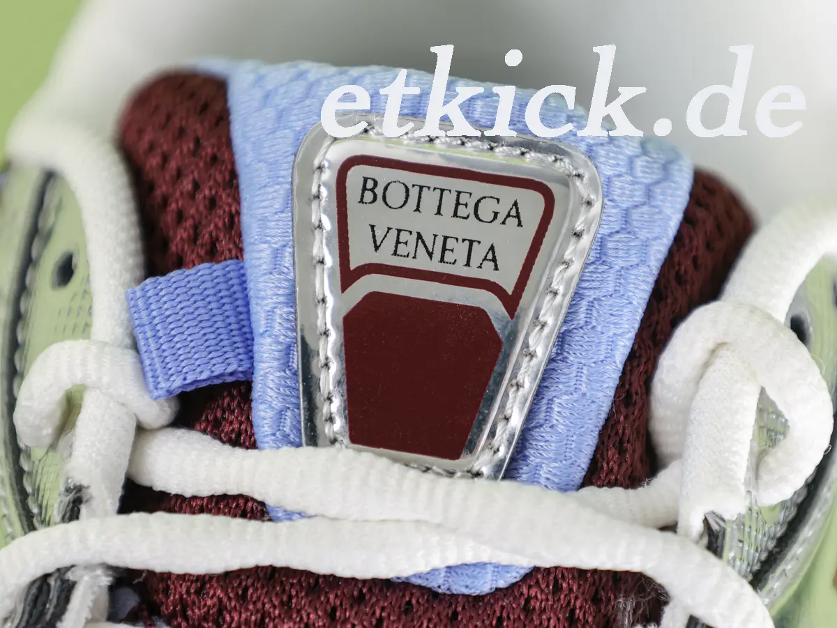 Bottega Veneta Orbit Sneaker Hellblau Metallic Silber – Bild 6
