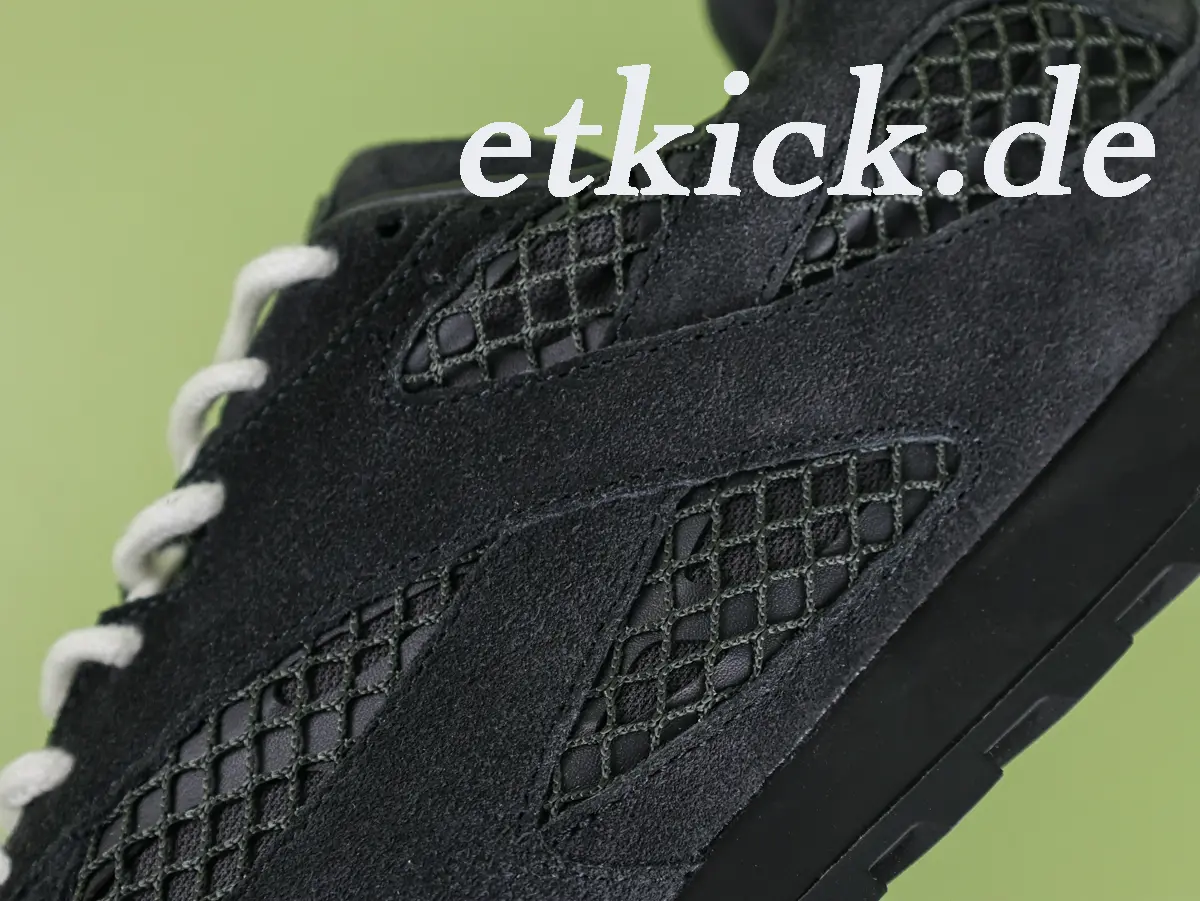 Bottega Veneta Orbit Sneaker Schwarz Wildleder Netz – Bild 6