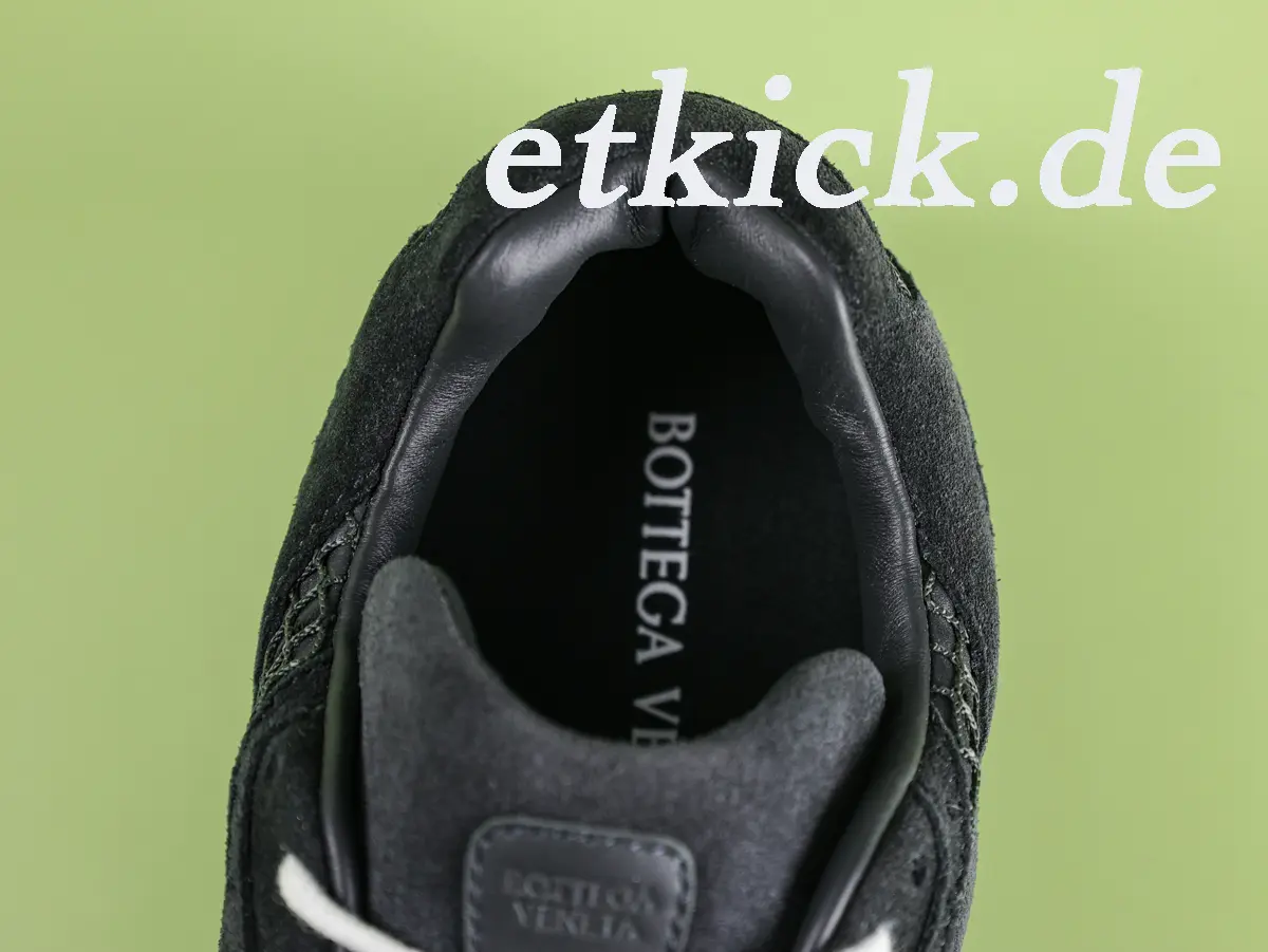 Bottega Veneta Orbit Sneaker Schwarz Wildleder Netz – Bild 5