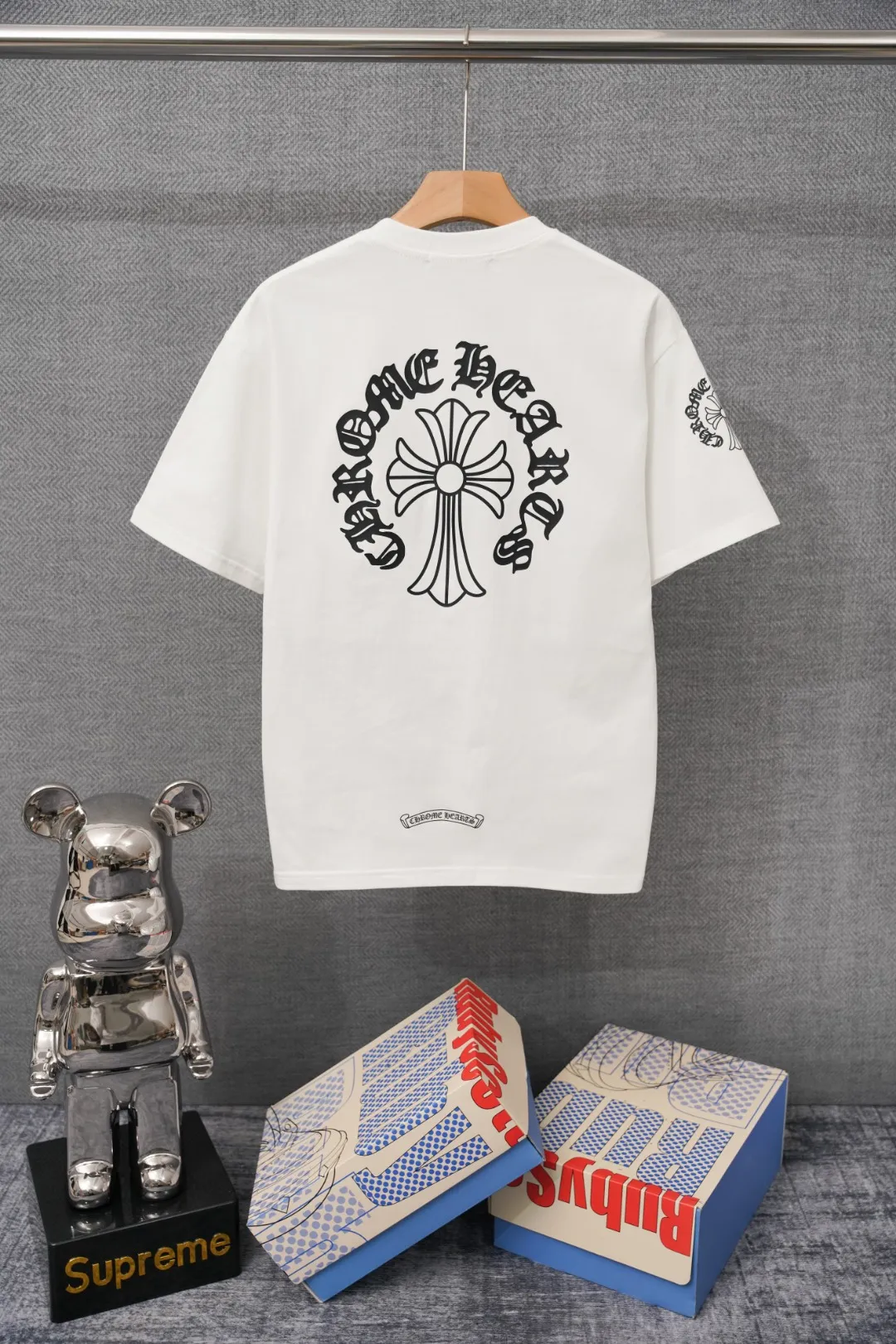 Chrome Hearts – Rückansicht Weiß