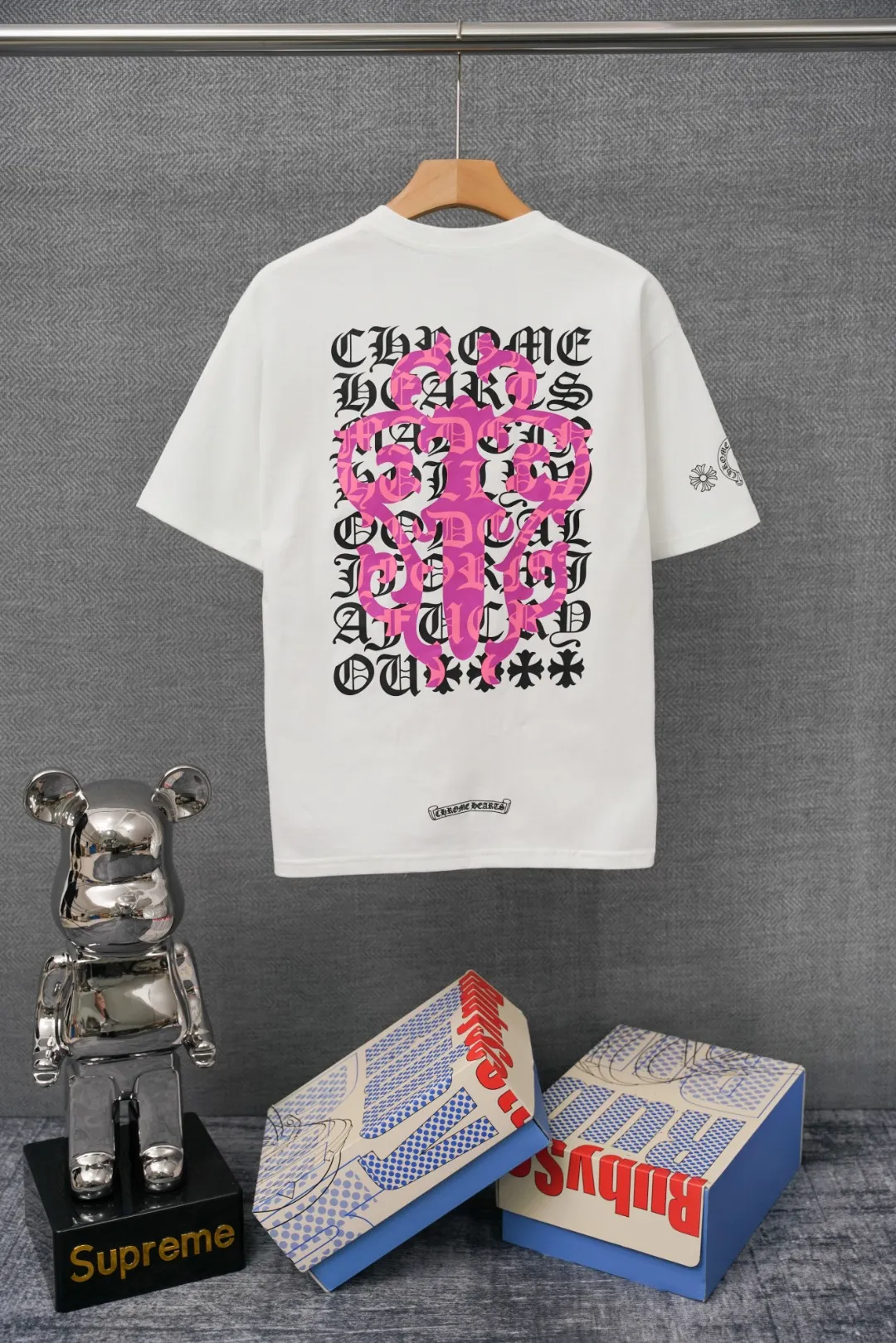 Chrome Hearts – Rückansicht Weiß