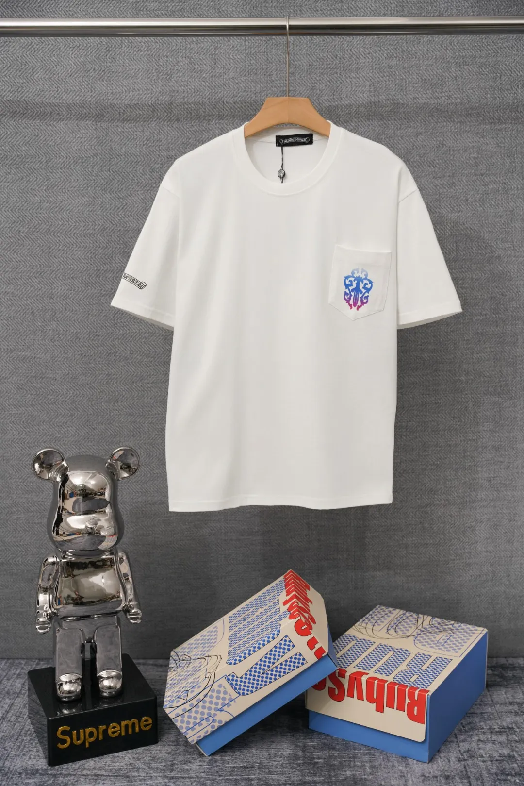 Chrome Hearts – Vorderansicht Weiß