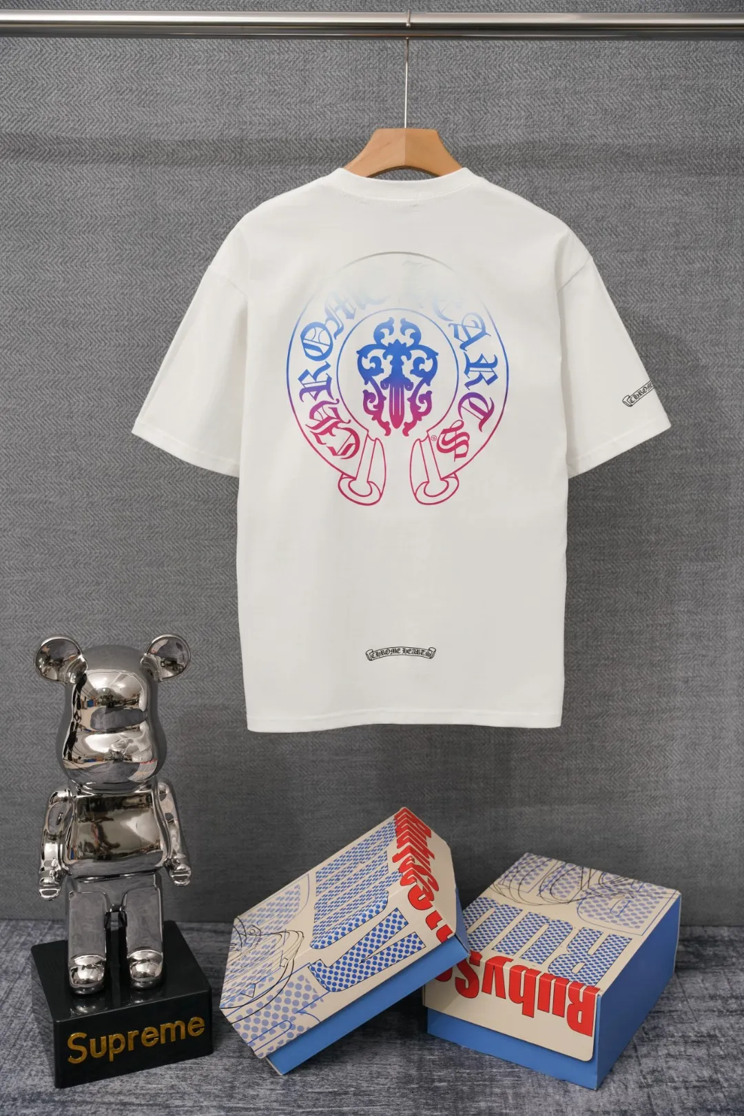 Chrome Hearts – Rückansicht Weiß