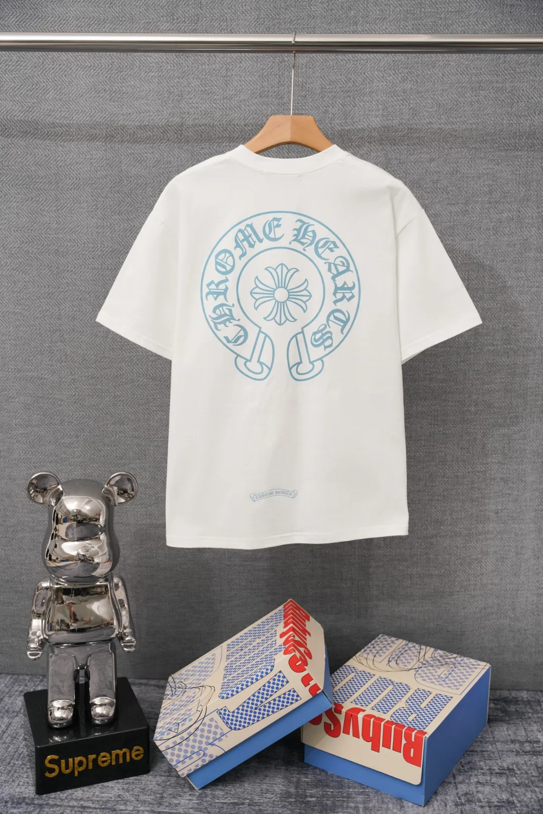 Chrome Hearts – Rückansicht Weiß
