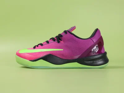 Kobe 8 Protro „Mambacurial“ Basketballschuhe Pink-Limettengrün