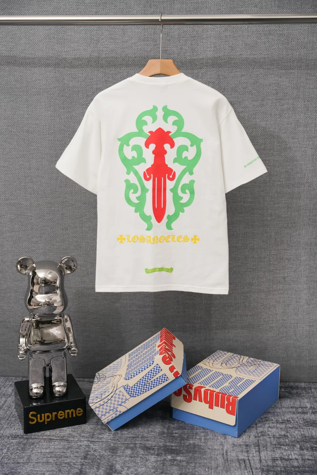 Chrome Hearts – Rückansicht Weiß